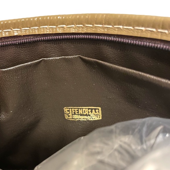 FENDI Vintage Zucchino FF Logo Monogram Coated Canvas Clutch - Picture 3 of 15